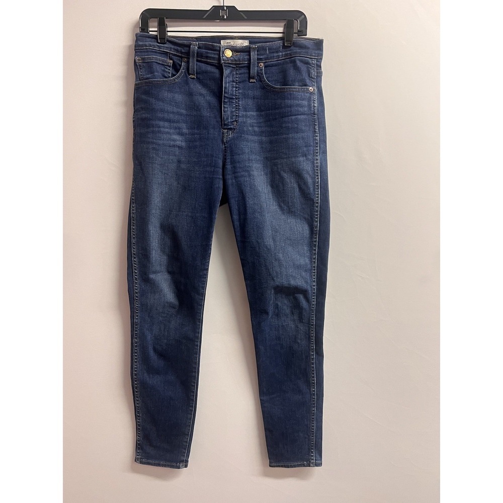 Madewell Jeans  29 Skinny 10" High Rise Dark Wash Blue‎